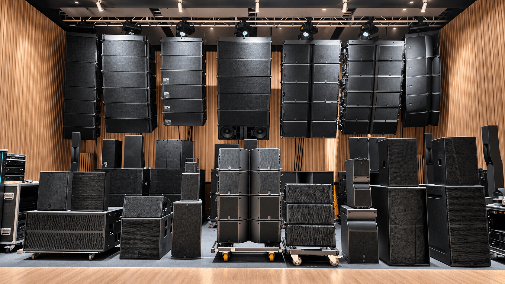 BOWEI AUDIO professional loudspeaker showroom
